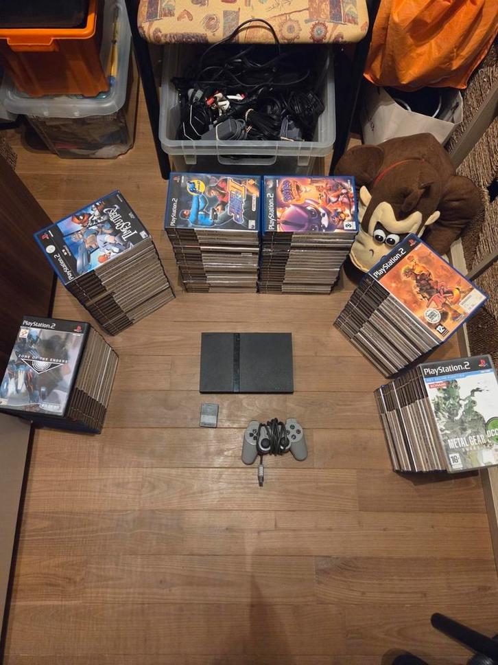 Playstation 2 + games apart aankopen, Games en Spelcomputers, Spelcomputers | Sony PlayStation 2, Zo goed als nieuw, Ophalen of Verzenden