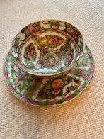 Chinees porseleinen bord & kom – Guangdong, Ophalen