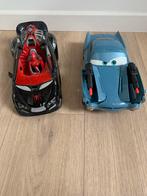 Spiderman en cars auto (SINT TIP), Kinderen en Baby's, Ophalen, Zo goed als nieuw