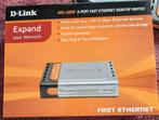 D-Link DES-1005D 5-port fast ethernet switch, Zo goed als nieuw, Ophalen