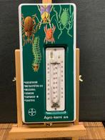 Emaille thermometer BAYER jaren40, Verzamelen, Ophalen, Gebruikt, Reclame