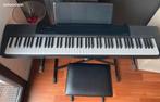 Digitale piano met accessoires, Ophalen, Zwart, Digitaal, Zo goed als nieuw