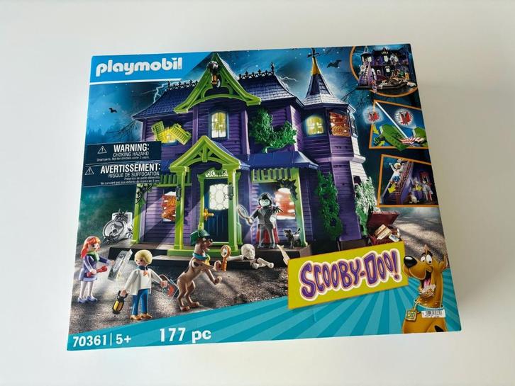 Playmobil Scooby-Doo (70361) Verhalen in het spokenhuis, Kinderen en Baby's, Speelgoed | Playmobil, Zo goed als nieuw, Complete set