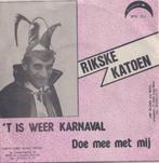 Rikske Katoen – Het is weer karnaval / Doe mee met mij – Sin, Cd's en Dvd's, Ophalen, Gebruikt, 7 inch, Single