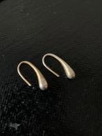 paire de 2 fines boucles d’oreilles “Goutes“ en argent 925, Comme neuf, Argent, Argent