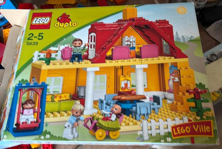 Duplo 5639 - Familiehuis in doos met handleiding, Kinderen en Baby's, Speelgoed | Duplo en Lego, Zo goed als nieuw, Duplo, Ophalen of Verzenden