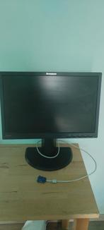 Lenovo Thinkvision monitor zwarte kleur, met DVI kabel., Ophalen, DVI