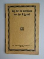 Roza De Guchtenaere, krijgsraad, 1919, Ophalen of Verzenden, 20e eeuw of later, Gelezen