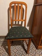 ensemble de 6 chaises en merisier couleur miel, Brun, Enlèvement, Tissus, Simplet et sobre