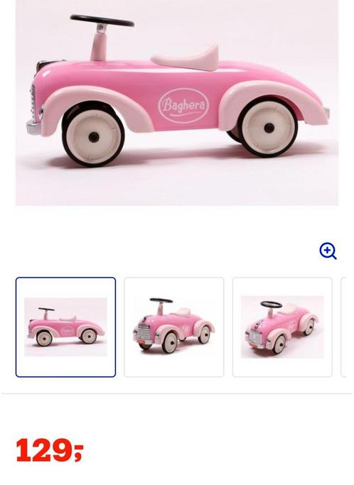 Loopauto Baghera Pink Speedster Rose (882), Kinderen en Baby's, Speelgoed | Buiten | Voertuigen en Loopfietsen, Zo goed als nieuw