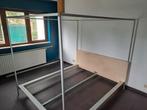 IKEA Seim lit double métal baldaquin, Ophalen, Gebruikt, Metaal, 180 cm