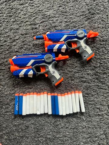 Nerf elite pistolen beschikbaar voor biedingen