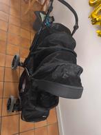 Dubbel buggy met regenhoes, Ophalen, Gebruikt