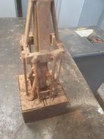 Blokjesmaker voor potgrond, Ophalen