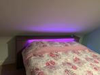 Acherwand/zijwand bed met led-verlichting, Ophalen, Zo goed als nieuw