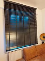 Zwarte houten jaloezieën - 2 stuks, Maison & Meubles, Ameublement | Rideaux & Stores à lamelles, Enlèvement, Noir