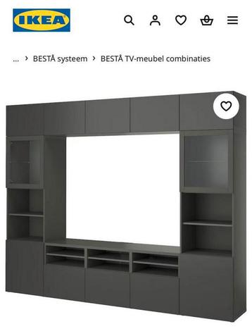 Ikea Besta tv-meubel, Ophalen, Gebruikt