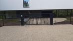 Draaipoort met motor, Tuin en Terras, Ophalen, Staal, Zo goed als nieuw, 150 tot 200 cm