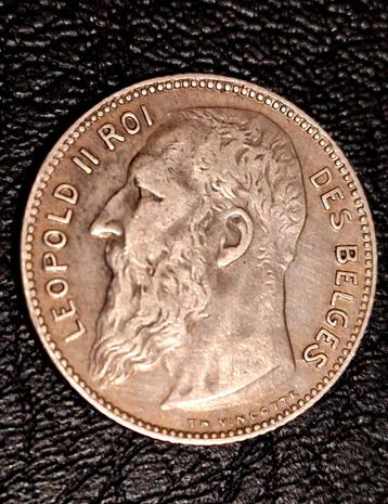 1 Fr. 1909 Leopold II België/NL beschikbaar voor biedingen