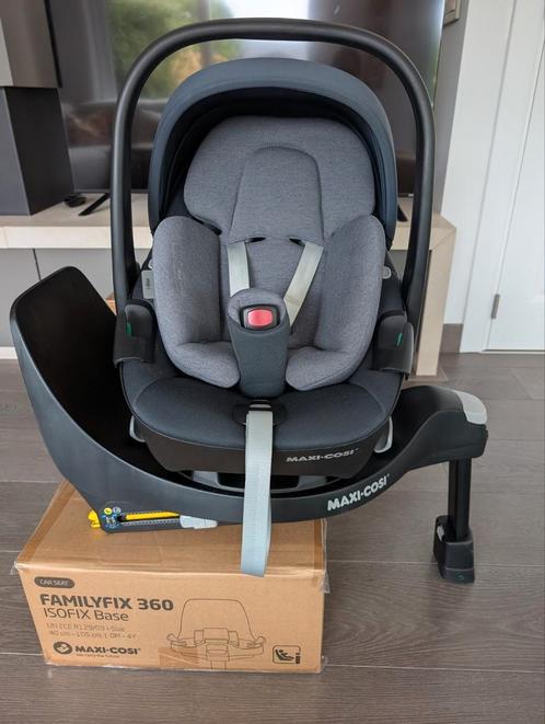 Maxi Cosi Familyfix 360 + Pebble 360, Kinderen en Baby's, Autostoeltjes, Zo goed als nieuw, Ophalen