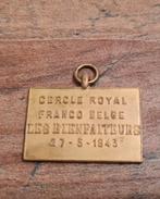 Medaille Cercle Royal Franco Belge Les Benefaceurs 1943, Ophalen of Verzenden