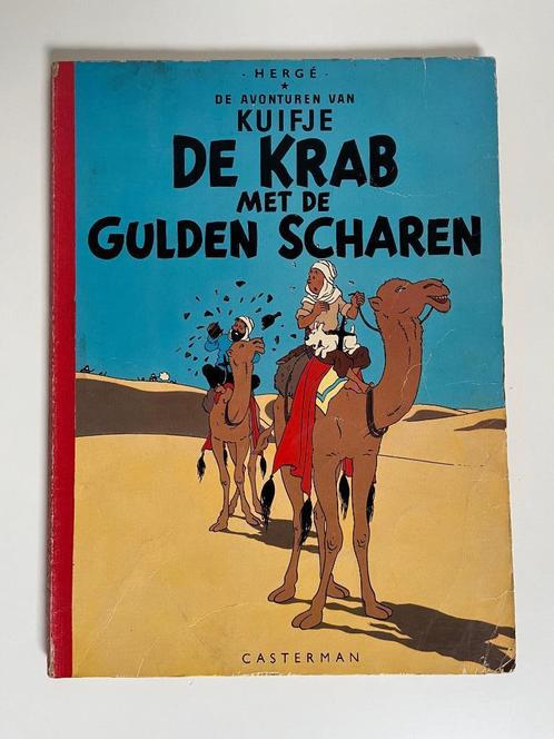 Kuifje - De Krab met de Gulden Scharen - jaren 60, Livres, BD, Envoi