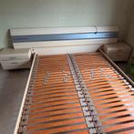 Slaapkamer bed met 2 nachtkastjes en commode, Ophalen, Gebruikt, Tweepersoons, Overige maten