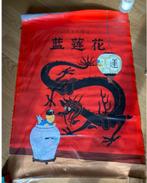 Zeer grote poster De Blauwe Lotus 98x67cm, Deurposter of groter, Rechthoekig Liggend, Ophalen of Verzenden, Zo goed als nieuw