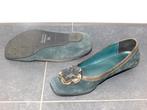 Chaussures Avance, petit talon plat, 38, couleur turquoise, Blauw, Ophalen of Verzenden, Zo goed als nieuw, Avance