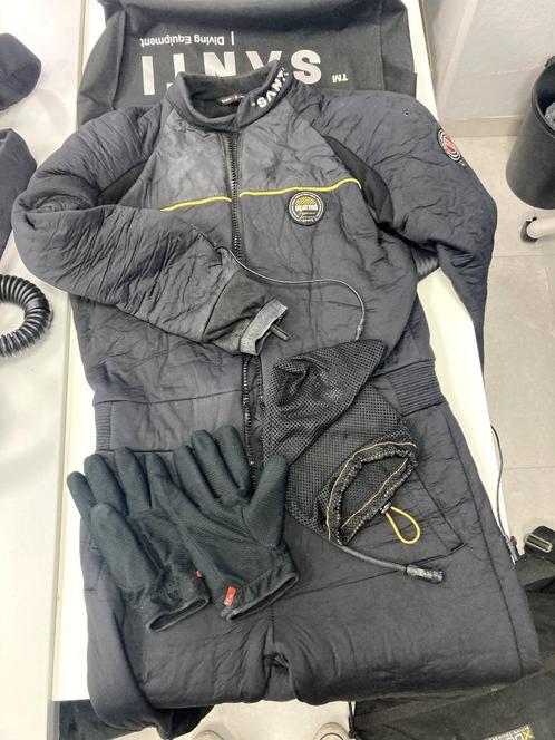 Santi flex 2.0 heating met handschoenen - Large, Watersport en Boten, Duiken, Gebruikt, Duikpak, Ophalen of Verzenden