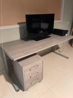 Bureau met ladenkast, Huis en Inrichting, Ophalen, Gebruikt, Bureau
