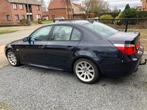 BMW E60 525D M-pakket 2005 Manueel, Auto's, BMW, Beige, Blauw, Leder, 5 deurs