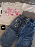 Setje maat 80 broek en shirt, Kinderen en Baby's, Babykleding | Maat 80, Ophalen of Verzenden, Zo goed als nieuw, Setje