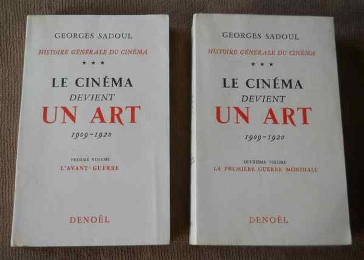 Le cinéma devient un art 1909-1920 (Georges Sadoul), Boeken, Film, Tv en Media, Gelezen, Ophalen of Verzenden
