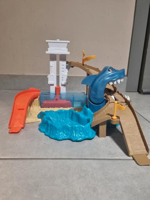Hotwheels shark attack, Kinderen en Baby's, Speelgoed | Racebanen, Zo goed als nieuw, Ophalen