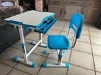 Verstelbaar kinderbureau met stoel, Kinderen en Baby's, Kinderkamer | Tafels en Stoelen, Ophalen, Gebruikt, Tafel(s) en Stoel(en)