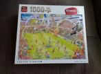 Puzzle King 1000 pièces - Stade de football, Enlèvement ou Envoi, 500 à 1500 pièces, Utilisé, Puzzle