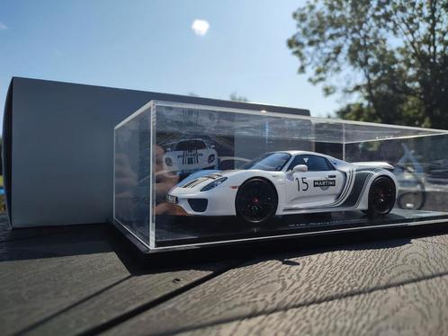Porsche 918 Spyder prototype 1/18 spark, Hobby en Vrije tijd, Modelauto's | 1:18, Zo goed als nieuw, Auto, Overige merken, Ophalen of Verzenden