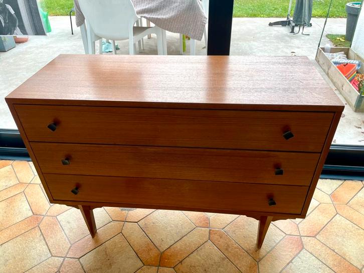 Vintage retro ladenkast jaren ‘70, Huis en Inrichting, Kasten | Ladekasten, Zo goed als nieuw, Ophalen