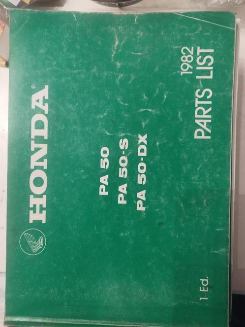 50-tal Honda handleidingen en parts list boeken, Motoren, Handleidingen en Instructieboekjes, Honda, Ophalen