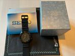 Seiko 5 Sports all black, Handtassen en Accessoires, Horloges | Heren, Ophalen, Zo goed als nieuw, Seiko