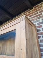 Teak vitrinekast/buffetkast GRATIS LEVERING, Huis en Inrichting, Ophalen, Met deur(en), 200 cm of meer, 150 tot 200 cm