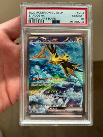 Zapdos EX / 151 / PSA 10 beschikbaar voor biedingen
