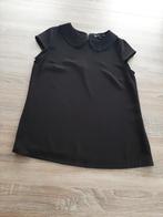 Sora zwart shirt met kraag- 36, Zwart, Ophalen of Verzenden, Zo goed als nieuw, Sora by Jbc