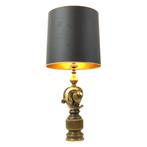 Lusterie Deknudt Vintage Paardenkop Tafelamp XL Messing, Ophalen of Verzenden