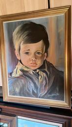 Schilderij kind, Antiek en Kunst, Ophalen