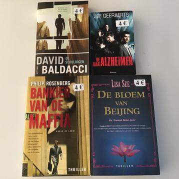 5 thrillers aan 4 euro per thriller en 10 tal aan 3 euro beschikbaar voor biedingen