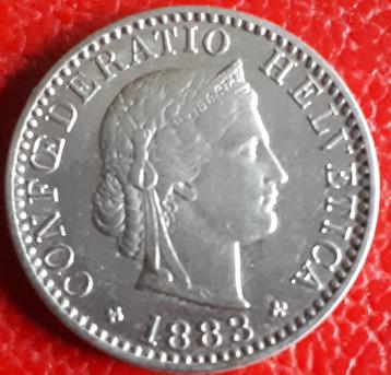 ZWITSERLAND 20 rappen 1883 KM 29 UNC beschikbaar voor biedingen