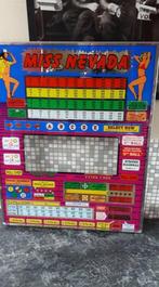 glazen plaat bingo 2 kaartenkast, Verzamelen, Automaten | Gokkasten en Fruitautomaten, Ophalen, Gebruikt