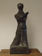 Olivier PIETTE °1889-1948 GENT brons Vindevogel, de filosoof, Ophalen